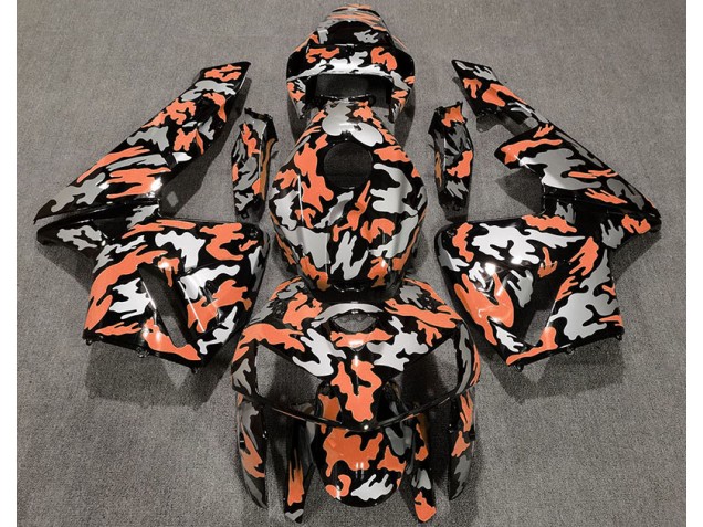 Camouflage & Orange Clair 05-06 CBR600RR Carénage Moto Camouflage & Orange Clair 05-06 CBR600RR Carénage Moto
