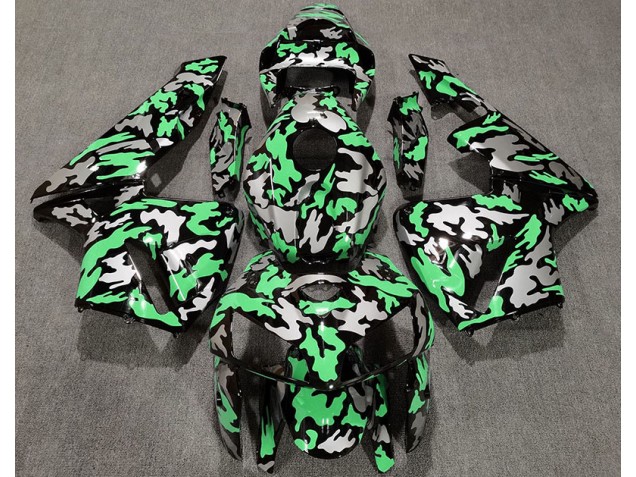 Camouflage & Vert Clair 05-06 CBR600RR Carénage Moto Camouflage & Vert Clair 05-06 CBR600RR Carénage Moto