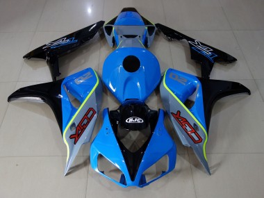 Cbr Personnalisé Bleu & Noir 06-07 CBR1000RR Carénage Moto