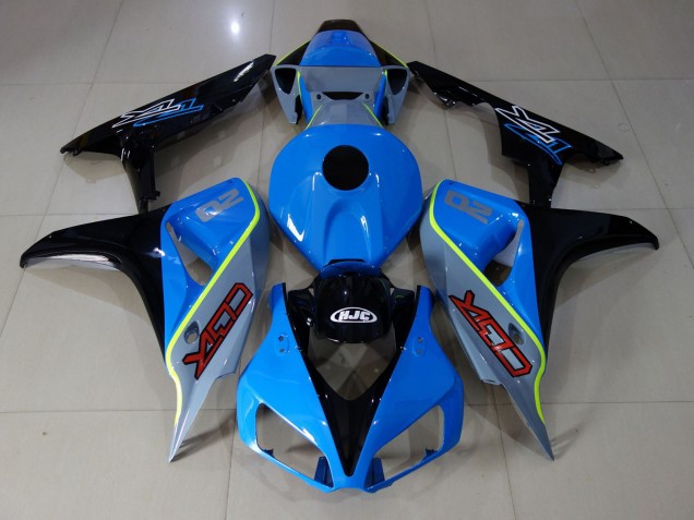 Cbr Personnalisé Bleu & Noir 06-07 CBR1000RR Carénage Moto
