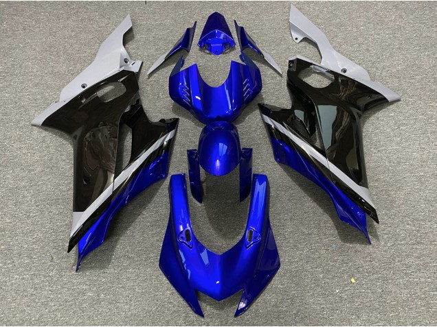 Ciment Noir & Bleu 17-21 R6 Carénage Moto Ciment Noir & Bleu 17-21 R6 Carénage Moto