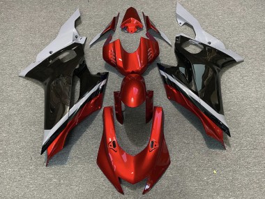 Ciment Noir & Rouge 17-21 R6 Carénage Moto
