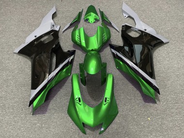 Ciment Noir & Vert 17-21 R6 Carénage Moto