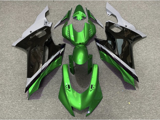 Ciment Noir & Vert 17-21 R6 Carénage Moto Ciment Noir & Vert 17-21 R6 Carénage Moto
