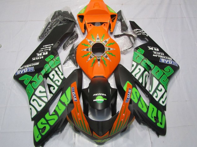 Citron Vert Rossi Mat 04-05 CBR1000RR Carénage Moto Citron Vert Rossi Mat 04-05 CBR1000RR Carénage Moto