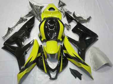 Conception Jaune & Noire OEM 07-08 CBR600RR Carénage Moto