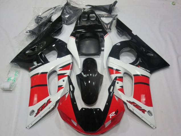 Conception Rouge Blanc 98-02 R6 Carénage Moto Conception Rouge Blanc 98-02 R6 Carénage Moto