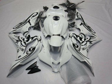 Conception Spéciale Blanc Brillant 07-08 CBR600RR Carénage Moto