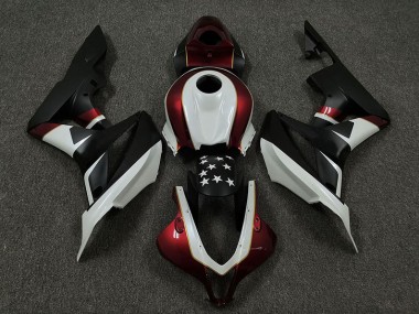 Course Rouge & Noir 09-12 CBR600RR Carénage Moto