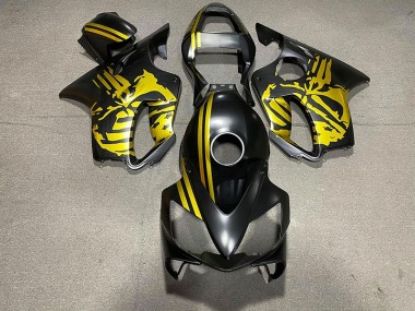 Crane Noir Mat & Doré 01-03 CBR600 F4i Carénage Moto