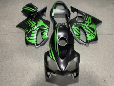 Crane Noir Mat & Vert 01-03 CBR600 F4i Carénage Moto