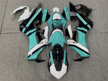 Cyan Brillant Blanc & Noir 17-23 CBR1000RR Carénage Moto