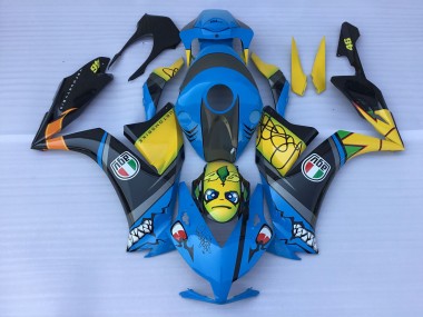 Dents De Requin Bleu 12-16 CBR1000RR Carénage Moto