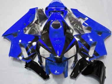 Design Bleu Brillant & Noir 05-06 CBR600RR Carénage Moto