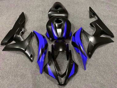 Design Noir Mat & Bleu 07-08 CBR600RR Carénage Moto