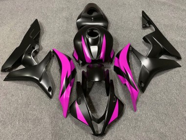 Design Noir Mat & Rose 07-08 CBR600RR Carénage Moto
