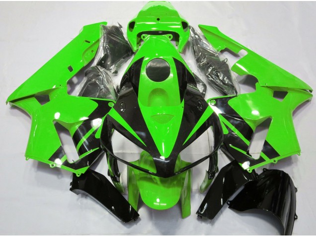 Design Vert & Noir Brillant 05-06 CBR600RR Carénage Moto Design Vert & Noir Brillant 05-06 CBR600RR Carénage Moto