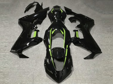 Doublure Noir Brillant & Vert Citron 17-23 CBR1000RR Carénage Moto