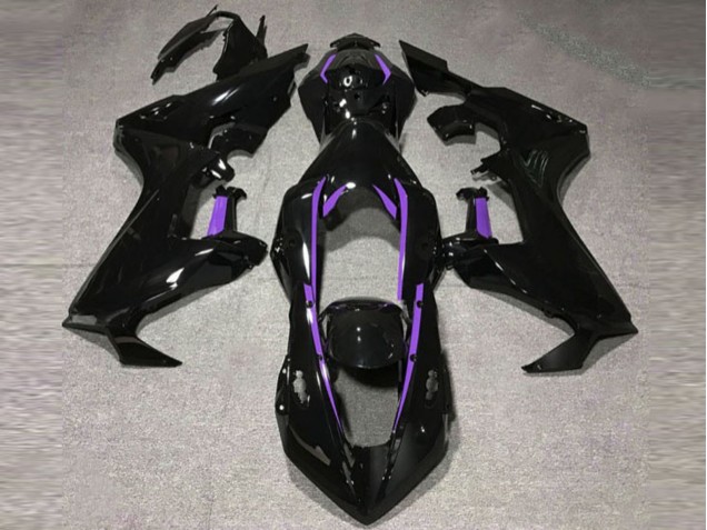 Doublure Noire Brillante & Violette 17-23 CBR1000RR Carénage Moto