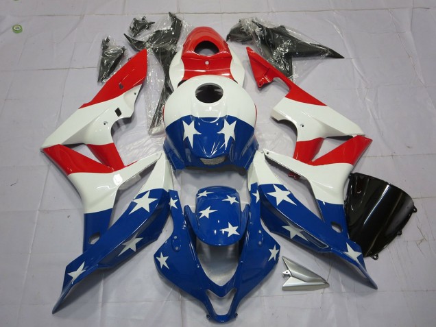 Drapeau Américain 07-08 CBR600RR Carénage Moto