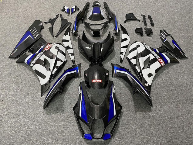 Fiber De Carbone Style & Bleu 17-23 GSXR 1000 Carénage Moto Fiber De Carbone Style & Bleu 17-23 GSXR 1000 Carénage Moto