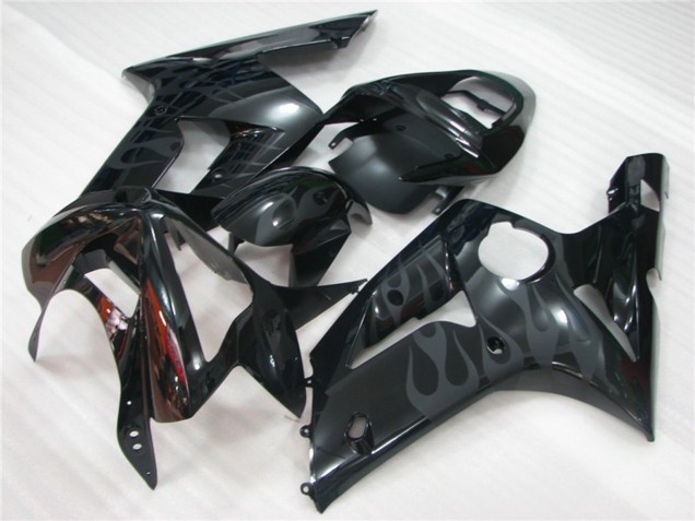Flamme Noire 03-04 ZX6R Carénage Moto Flamme Noire 03-04 ZX6R Carénage Moto
