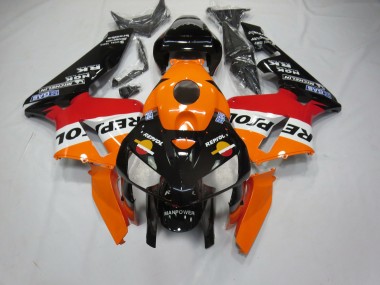 Fond Noir Repsol 05-06 CBR600RR Carénage Moto