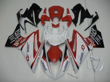 Fondu Rouge Noir 13-16 Daytona 675 Carénage Moto