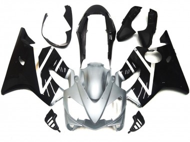 Gris Argenté & Noir Brillant 04-07 CBR600 F4i Carénage Moto