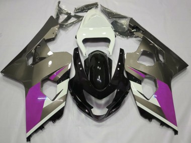Gris Brillant 04-05 GSXR 600-750 Carénage Moto