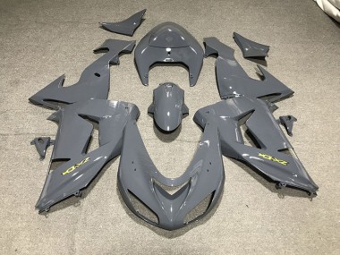 Gris Lisse & Jaune 06-07 ZX10R Carénage Moto
