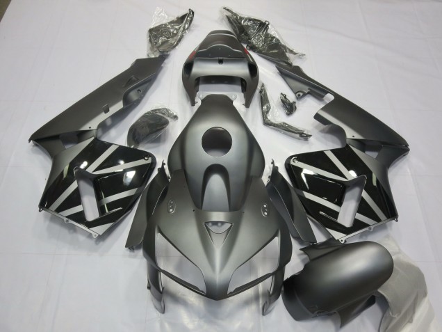Gris Mat & Noir 05-06 CBR600RR Carénage Moto