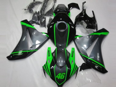 Gris Motul & Vert 08-11 CBR1000RR Carénage Moto
