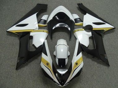 Jaune Blanc & Noir 05-06 ZX6R Carénage Moto