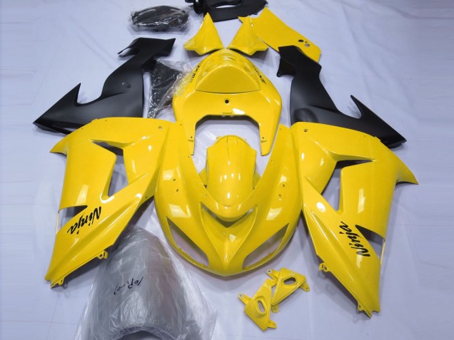 Jaune Brillant 06-07 ZX10R Carénage Moto