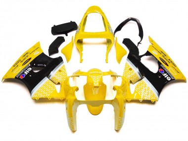 Jaune Brillant 1 00-02 ZX6R Carénage Moto