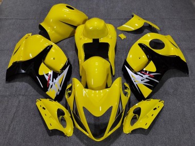 Jaune Brillant Avec Style Noir 08-20 GSXR 1300 Carénage Moto