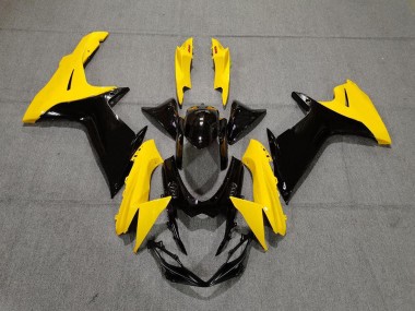 Jaune Brillant & Noir 11-24 GSXR 600-750 Carénage Moto