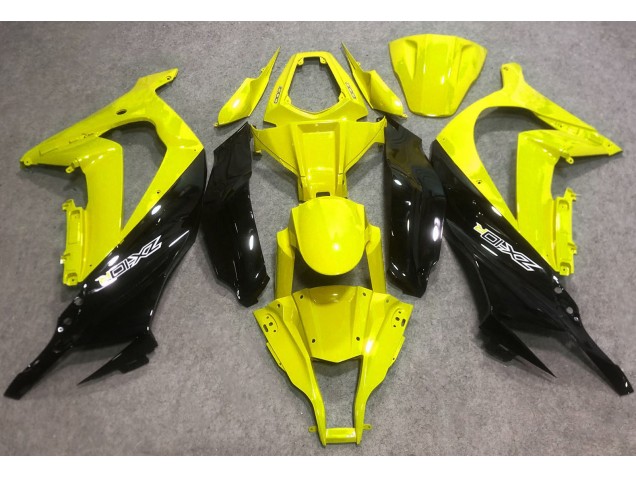 Jaune Brillant & Noir 16-19 ZX10R Carénage Moto
