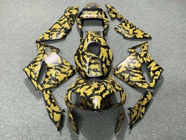 Jaune Camouflage 03-04 CBR600RR Carénage Moto