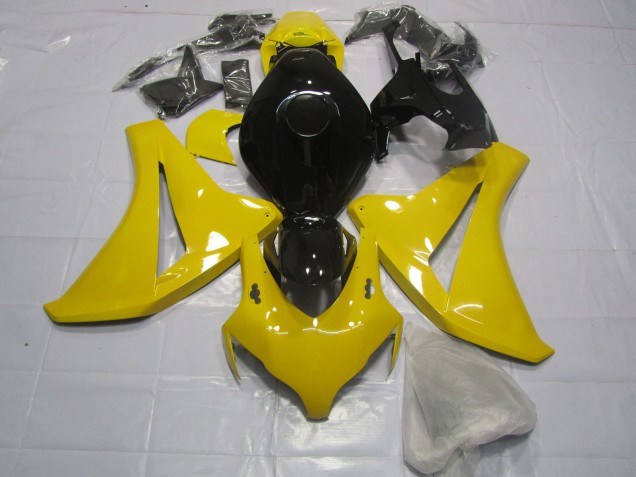 Jaune Clair & Noir 08-11 CBR1000RR Carénage Moto Jaune Clair & Noir 08-11 CBR1000RR Carénage Moto