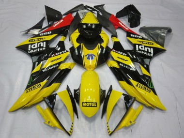 Jaune Motul 06-07 R6 Carénage Moto