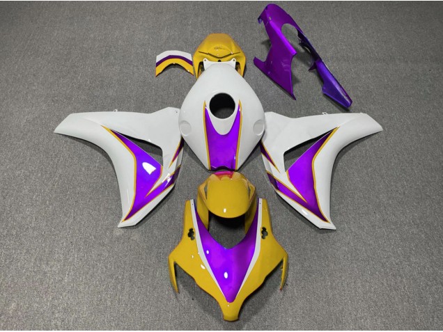 Jaune & Violet Brillant 08-11 CBR1000RR Carénage Moto