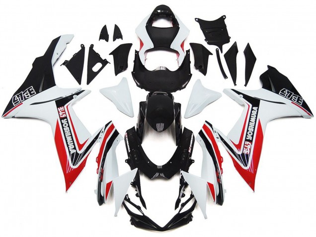 Kit De Style Personnalisé Rouge 11-24 GSXR 600-750 Carénage Moto Kit De Style Personnalisé Rouge 11-24 GSXR 600-750 Carénage Moto