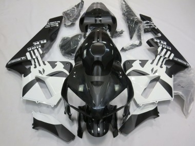 Logo Punisher Noir Mat & Blanc 05-06 CBR600RR Carénage Moto