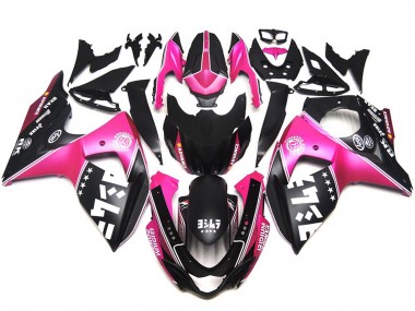 Logos Personnalisés Rose Mat 09-16 GSXR 1000 Carénage Moto