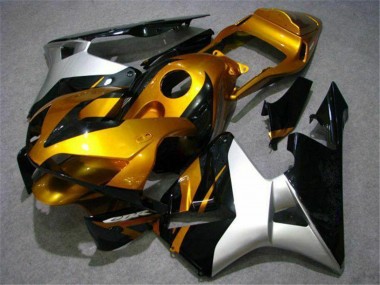 Acheter Carénage Moto Honda CBR600RR 2003-2004 - Argent Or Noir Brillant