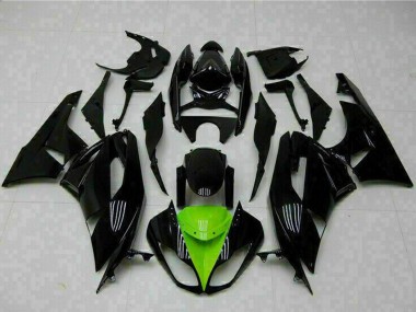 Acheter Carénages Moto Kawasaki ZX6R 2009-2012 - Noir Brillant Vert