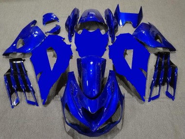 Acheter Carénages Moto Kawasaki ZX14R ZZR1400 2012-2024 - Bleu Noir