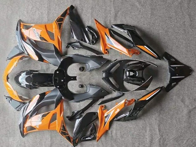Carénages Moto Kawasaki EX650 2017-2019 - Orange Noir